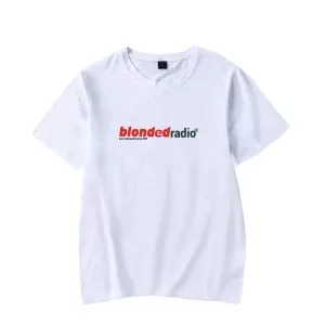 Frank Ocean Blonded Radio New Classic Logo T-shirt White/Italia